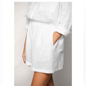 Mikoh Tellaro Linen Shorts - NWT - Size 3 - White